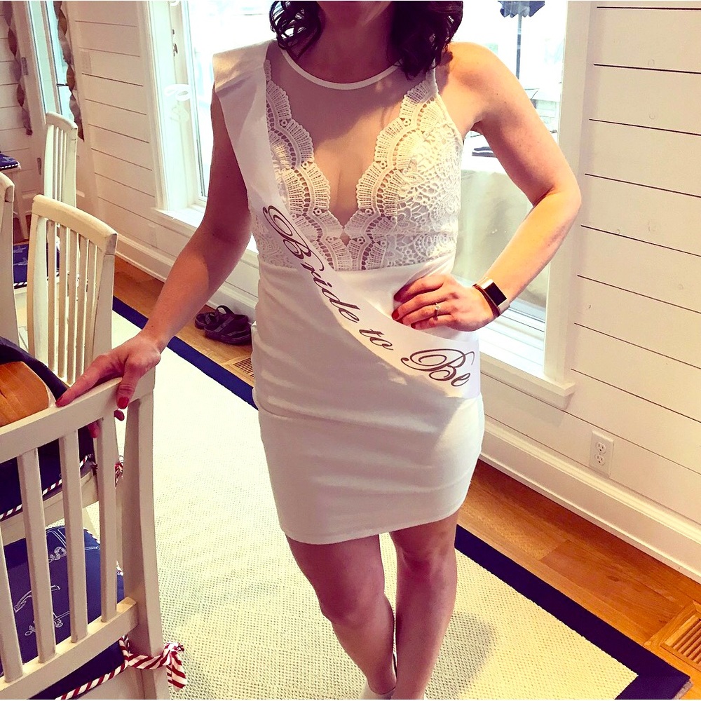 Lulu’s White Midi Dress